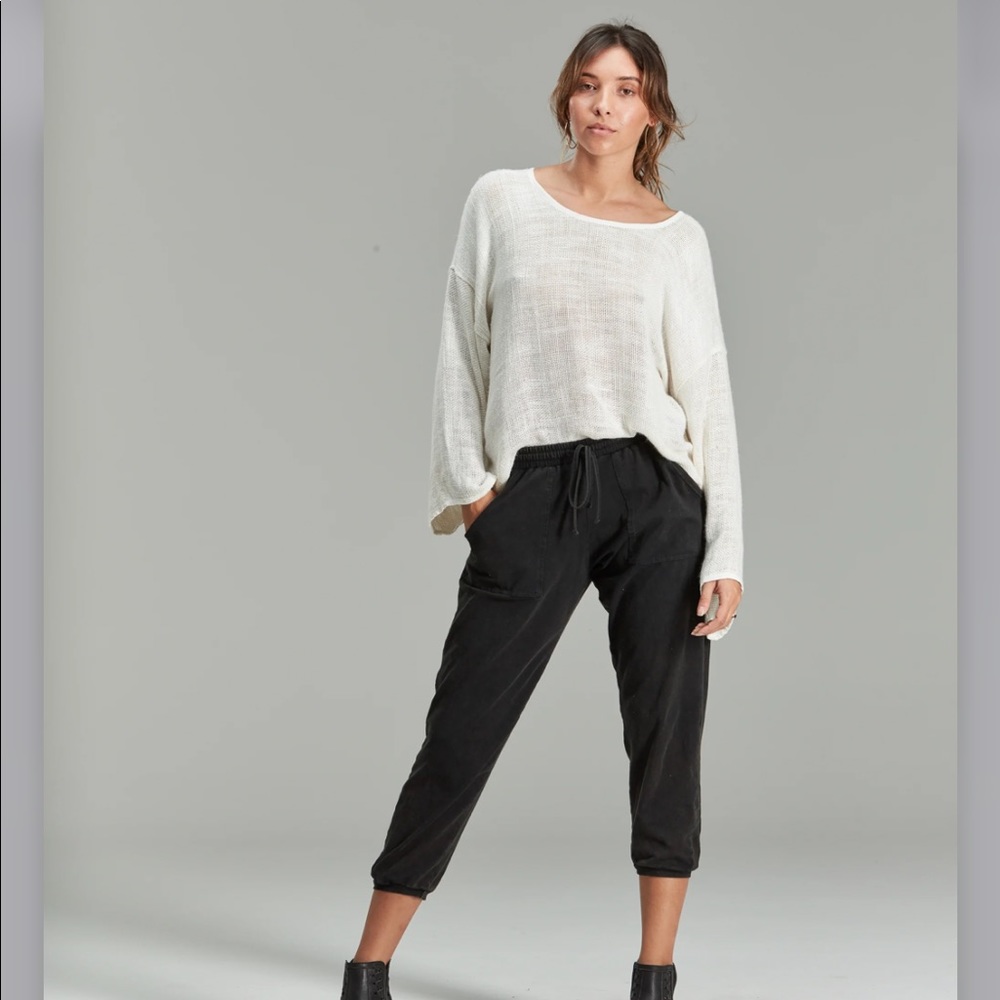 Tigani Lux Billie Slouch Light Sweater Natural Cream